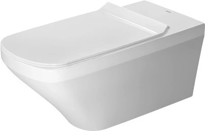 Duravit DuraStyle Vegghengt toalett 370x700 mm, Rimless, Hvit m/HG Duravit DuraStyle Vegghengt toalett 370x700 mm, Rimless, Hvit m/HG