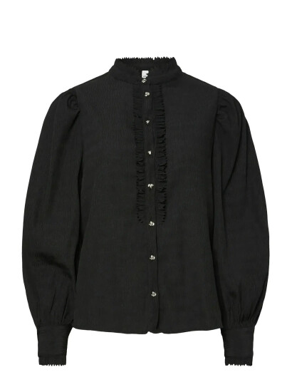 YAS Yasrigo Ls Shirt - Black - 38