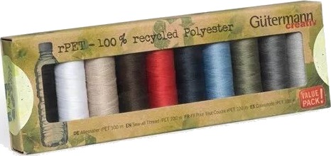 Gütermann Sewing Thread Set ECO Basic Colors 10 rl G731138 0001