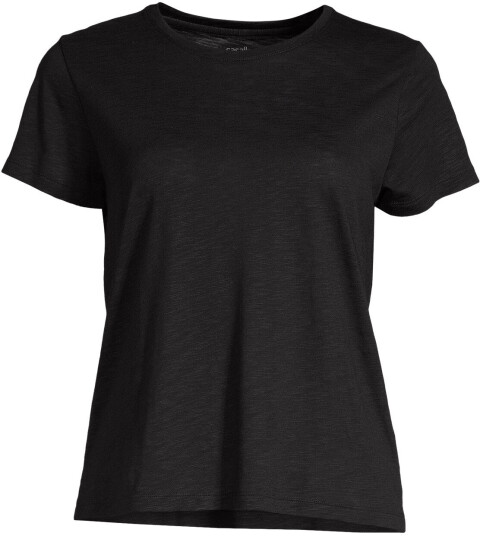 Casall Soft Texture Tee Dame Black 34