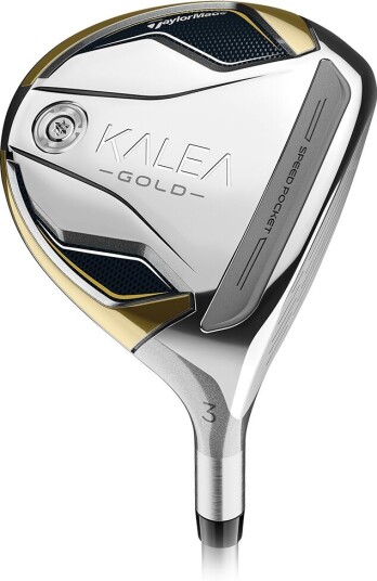 Taylormade Kalea Gold 5-Wood Dame Høyre 20° (Kalea Gold Ultralight 40 Lady, Superstroke Traxion Tour) Taylormade Kalea Gold 5-Wood Dame Høyre 20° (Kalea Gold Ultralight 40 Lady, Superstroke Traxion Tour)