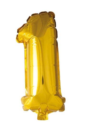 Gull Folieballong Tall 41cm - 1