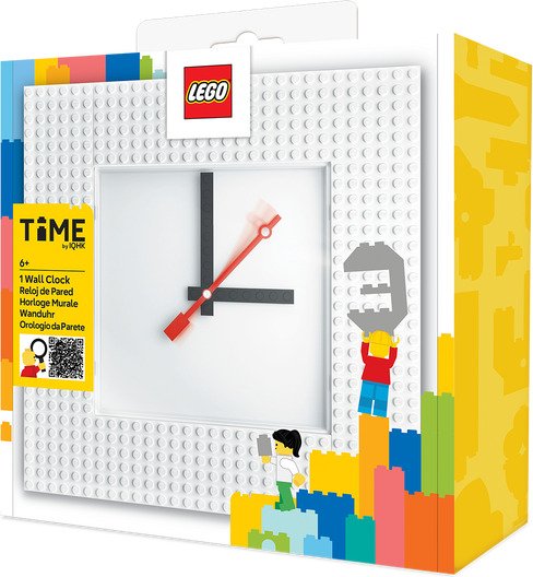 Lego Veggklokke MOC My Own Creation Hvit Lego Veggklokke MOC My Own Creation Hvit