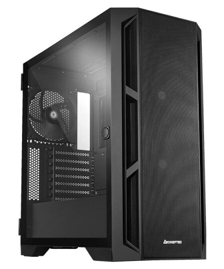 Chieftec APEX AIR ATX Midi Tower Kabinett Svart med 7 Utvidelsesspor