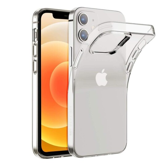 iPhone 12 Mini Mobildeksel - Gjennomsiktig 5.4 tommer iPhone 12 Mini Mobildeksel - Gjennomsiktig 5.4 tommer