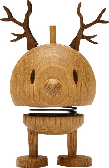 Hoptimist Small Reinsdyr Bumble Pyntefigur Eik Brun 9 cm Hoptimist Small Reinsdyr Bumble Pyntefigur Eik Brun 9 cm