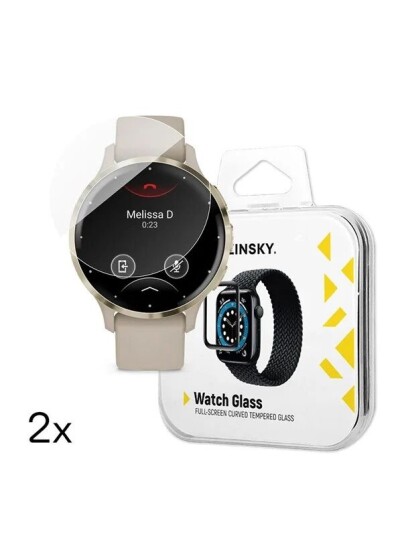 Wozinsky Herdet Skjermbeskytter for Garmin Venu 3S 41mm - 2 stk