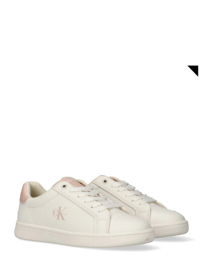Calvin Klein Calvin Klein Low Cut Lace-Up Sneaker - White - 32