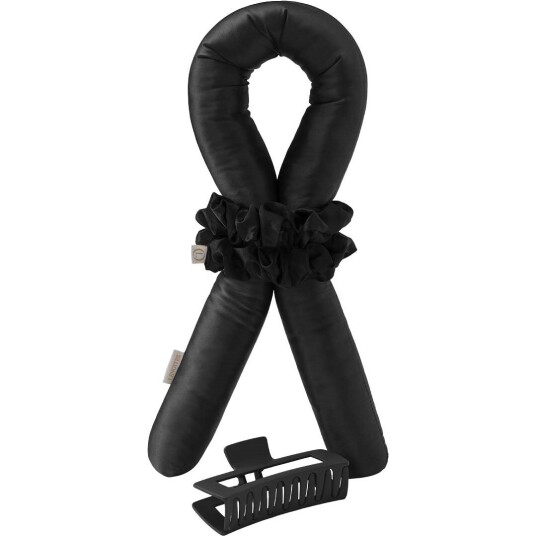 Lenoites Heatless Curls in Mulberry Silk Large Black Lenoites Heatless Curls in Mulberry Silk Large Black