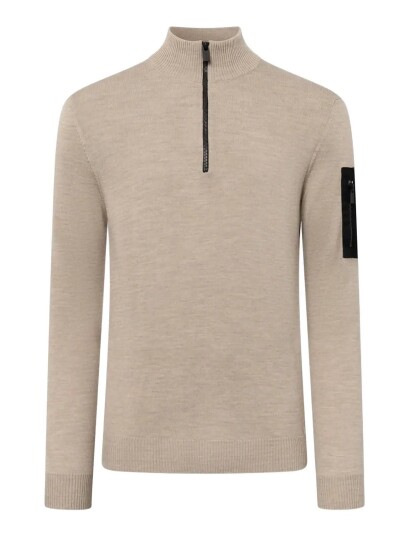 SNOOT Lucca 1/2 Zip M Beige XL SNOOT Lucca 1/2 Zip M Beige XL