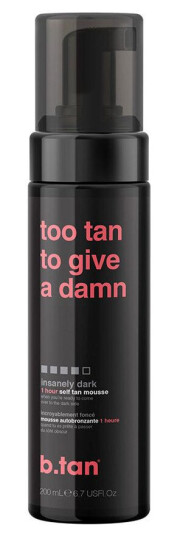 B.Tan Too Tan To Give A Damn Self Tan Mousse 200ml