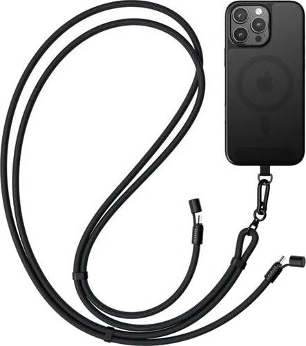 Satechi OnTheGo Crossbody Lanyard Cable svart ST LOTGLK