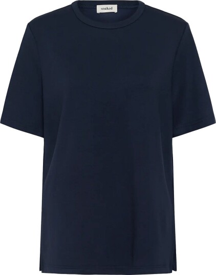 Soaked Slmarigold Mono Tee Ss - Navy - XS