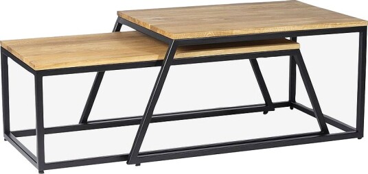 Wood FurnitureSofabord i eik Combo 2 i 1BrunSofabord