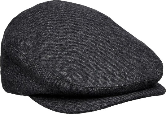 Barbour Barbour Barlow Flat Cap GREY HERRINGBON M