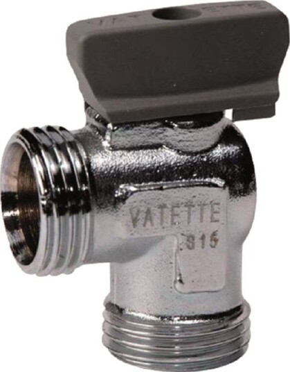 Vatette FG074050308 Kuleventil med vinkelgrep, utvendig gjenge, Installasjon
