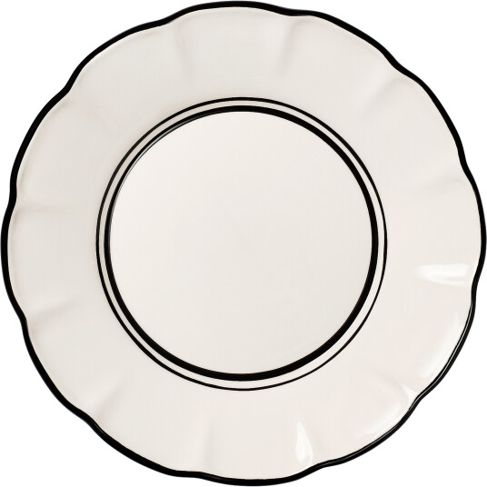 Bistro Middagstallerken 28 cm Sort