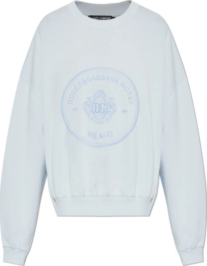 Dolce & Gabbana Dame Gensere & Hettegensere Blå M,