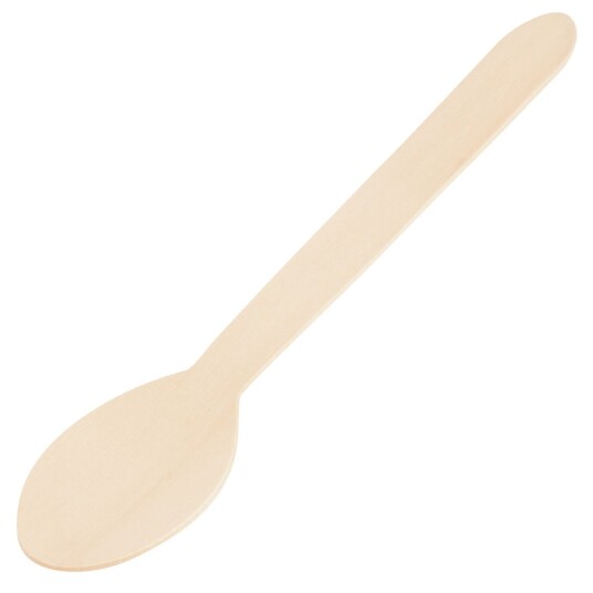 WIMEX Engangsskje Betulla; 16 cm (L); Brun; 100 Stykk / Forpakning