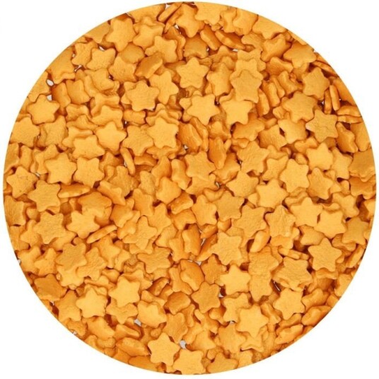 Funcakes Kakestrø Stjerner Gull 60g 