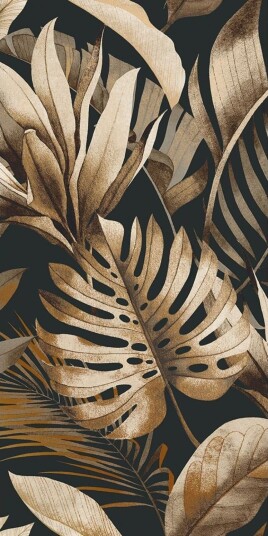 Vikingbad Wall Gallery Dekorflis Gold Jungle / 60x120cm