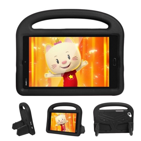 INCOVER Huawei MediaPad M3 - T8 Barne Deksel - Sparrow Kickstand Deksel - Sort