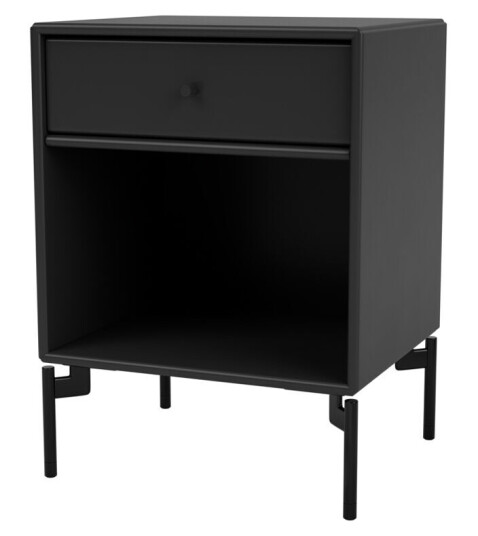 Montana Dream nattbord Black 05, sortlakkerte ben