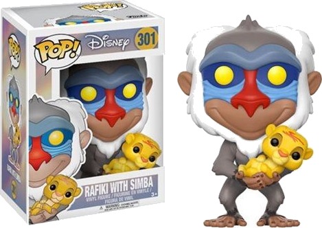 Funko Disney The Lion King Rafiki with Baby Simba Pop! Vinyl Figure 301