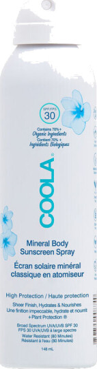 COOLA Mineral Body Spray Fragrance Free SpF 30 148 ml