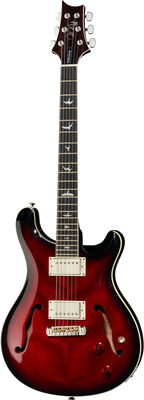 PRS SE Hollowbody FR Fire Rød