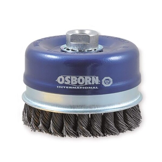 Osborn Axialborste 100mm M14 0,80mm, Virad, Stål Osborn Axialborste 100mm M14 0,80mm, Virad, Stål