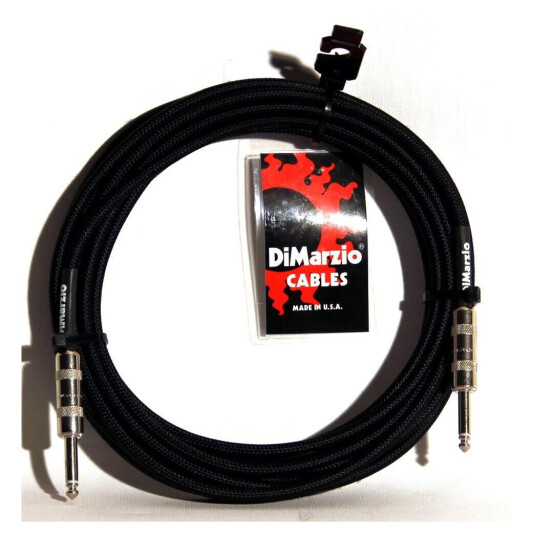 Dimarzio Ep1721ssbk Instrumentkabel Braided 6,3 M. Svart