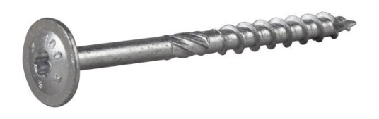 Essve 8 mm WAF Konstruksjonsskrue 100 mm Rustfritt Stål 50-pakning