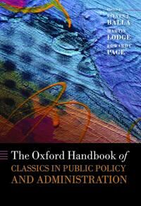 Balla Steven J. The Oxford Handbook of Classics in Public Policy and Administration