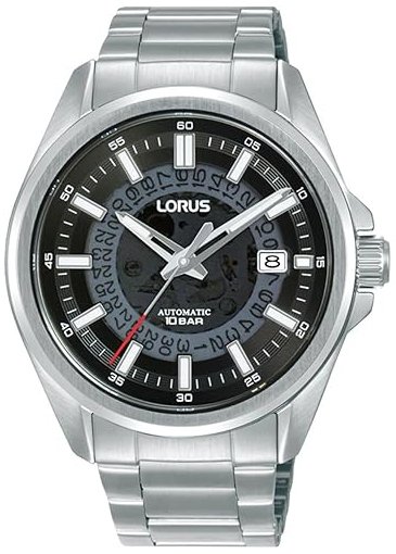 Lorus Herreklokke RU401AX9 Classic Sort/Stål Ø43 mm Lorus Herreklokke RU401AX9 Classic Sort/Stål Ø43 mm