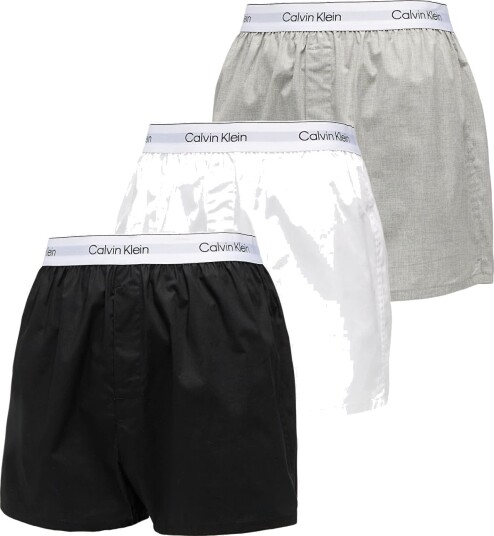 Calvin Klein Boxer Slim 3Pk - Black - XS