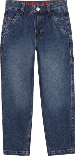 Hugo Kids Denim Trousers Blue 126