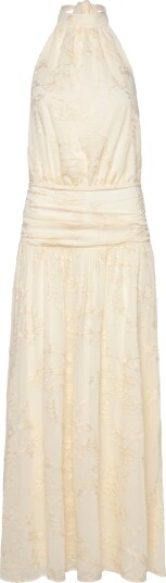 Gina Tricot Embroidery Maxi Dress Cream 42 Gina Tricot Embroidery Maxi Dress Cream 42