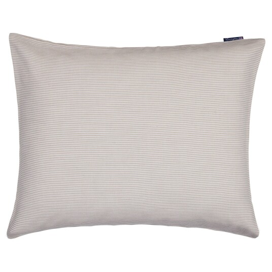 Striped Lyocell/Flannel Putevar 50x60 cm Beige