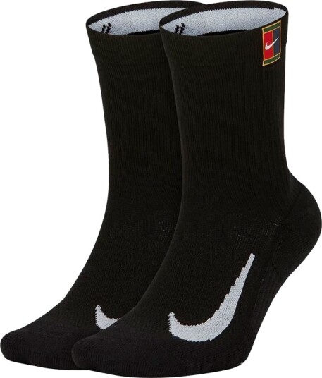 Nike Multiplier Max Crew 2 Pack Sokker Svart XL