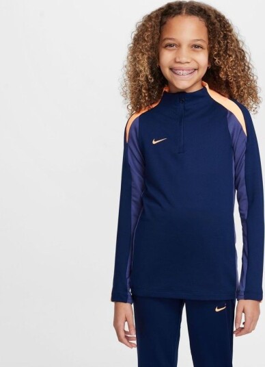 Nike Treningsskjorte Dri FIT Strike   Blå/Lilla/Oransje Barn størrelse XS: 122 128 cm