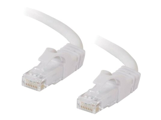 C2g Cat6 Booted Unshielded Utp Network Patch Cable Koblingskabel Rj-45 Hann Til Rj-45 Hann 2 M Utp Cat 6 Formstøpt Uten Hindringer Flertrådet Hvit