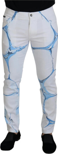Dolce & Gabbana Herre Jeans Hvit M,