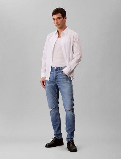 Calvin Klein Jeans Slim Taper Medium Shower Jean Blue 40 x 34