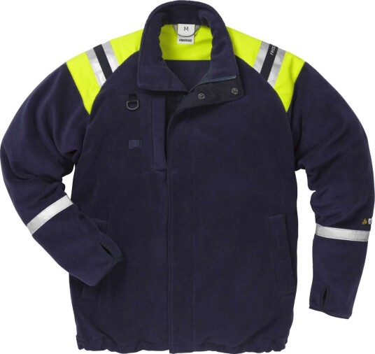 Fristads Flamestat Fleecejakke 4073 Atf Mork Marinebla Xs