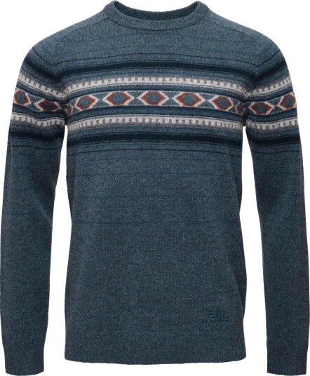 Elevenate Men's Fionnay Knit Indian Blue S Elevenate Men's Fionnay Knit Indian Blue S