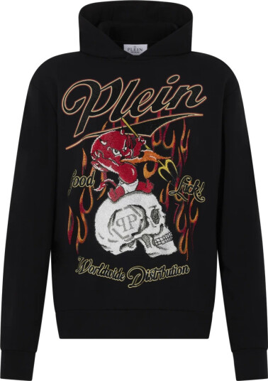 Philipp Plein Herre Gensere & Hettegensere Svart 2XL,