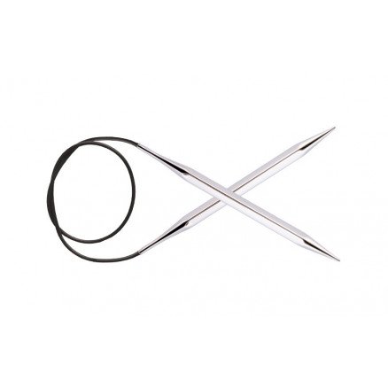 KnitPro Nova Cubics Rundpinner Messing 80cm 3,50mm / 31.5in US4