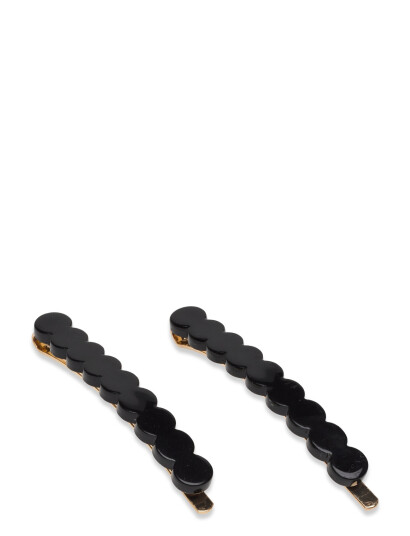 Pipol"s Bazaar Linn Hair Pin 2 Set Black& Black - Black - ONE SIZE Pipol"s Bazaar Linn Hair Pin 2 Set Black& Black - Black - ONE SIZE
