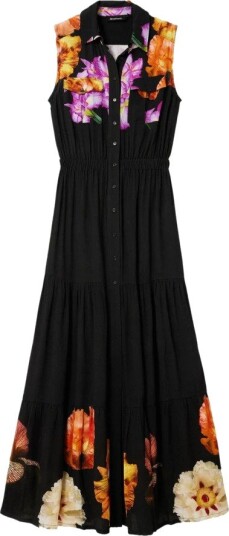Desigual Dame Kjoler Svart S,